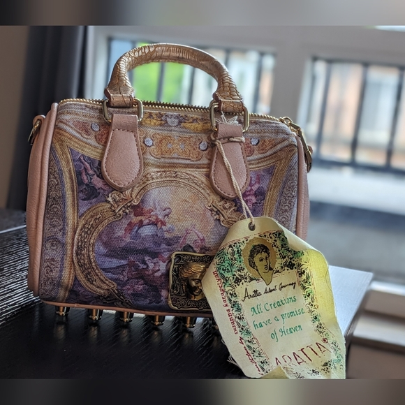 Aratta Renaissance Handbag - Pink - Picture 1 of 6